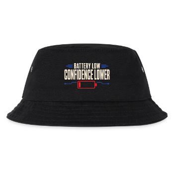 Robotik-mutter, Robotik-wettbewerb, - Kinder Bucket Hat - Schwarz - Vorne