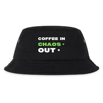 Coffee in chaos. Out  - Kids’ Bucket Hat - black - Front