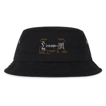 Bitcoin Freedom BTC Krypto Bitcoin Halving erklären - Kinder Bucket Hat - Schwarz - Vorne