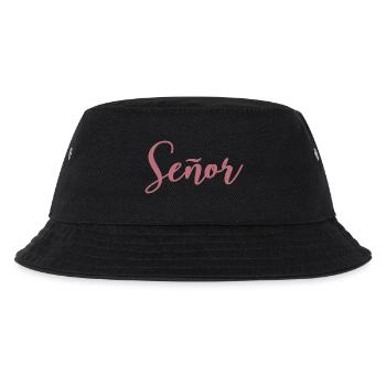 Señor Verlobungsbräutigam wird Hochzeitsfeier sein - Kinder Bucket Hat - Schwarz - Vorne