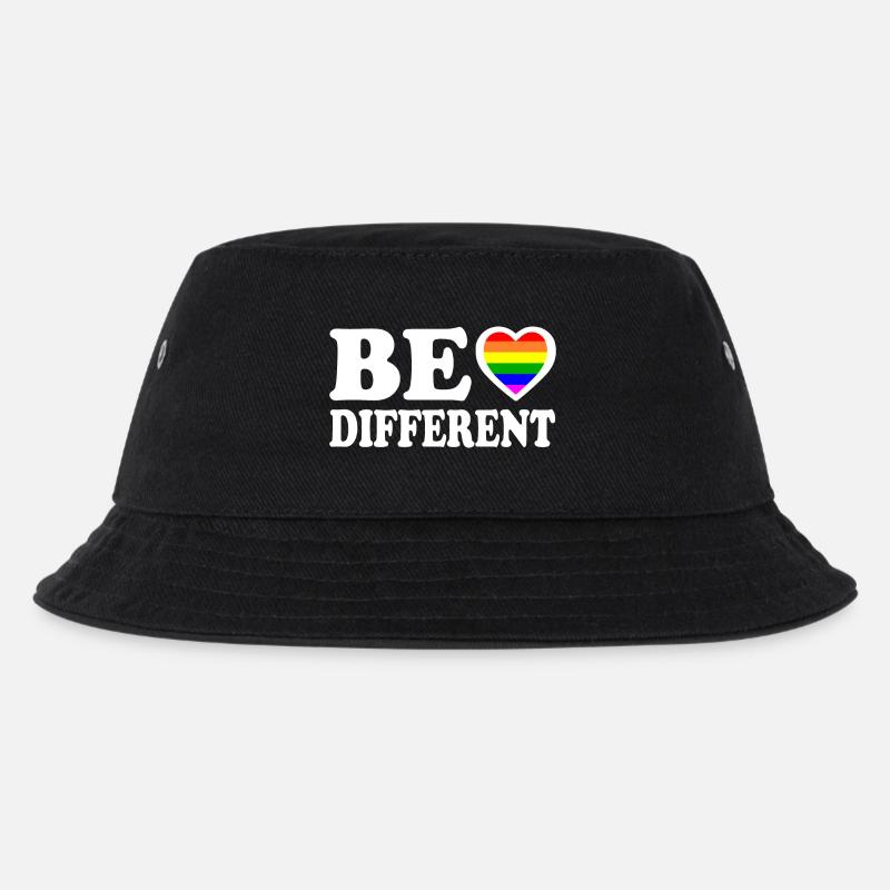 Be different - Kinder Bucket Hat - Schwarz