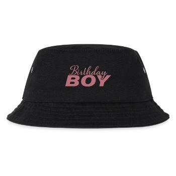 Birthday Boy - Geburtstagsparty Geschenk für Kinder Jungen - Kinder Bucket Hat - Schwarz - Vorne