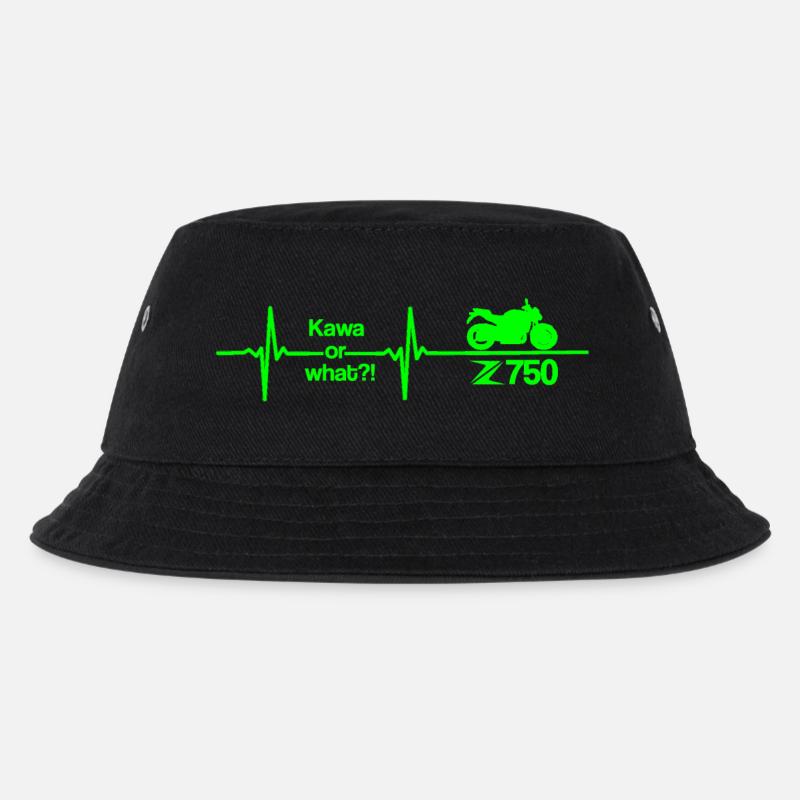 Motorrad - Kinder Bucket Hat - Schwarz