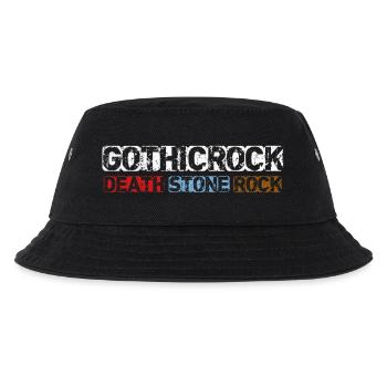 Gothic Rock Musik - Kinder Bucket Hat - Schwarz - Vorne