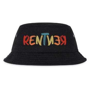Rentner - Kinder Bucket Hat - Schwarz - Vorne