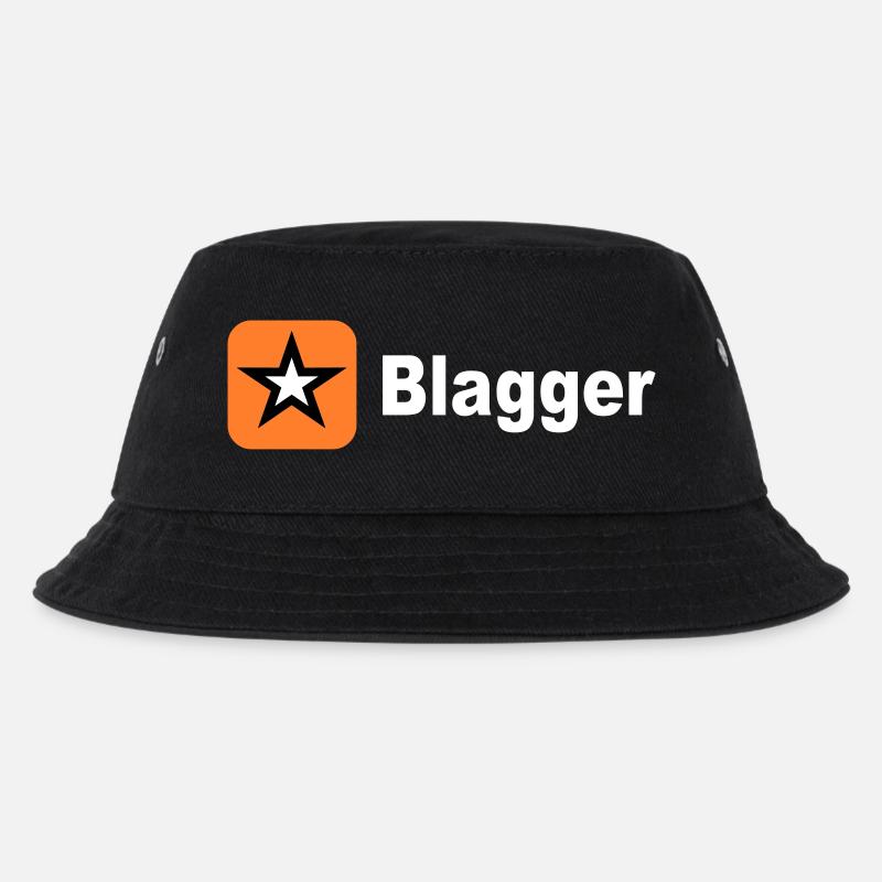 big blagger star - Kids’ Bucket Hat - black