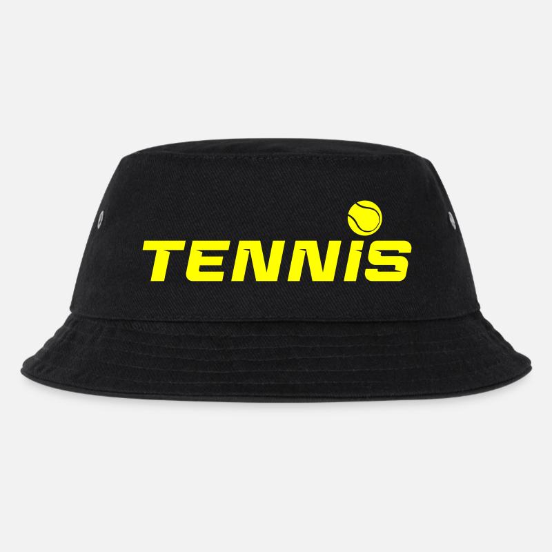 tennis - Kinder Bucket Hat - Schwarz