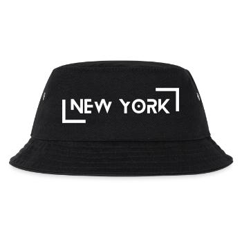 New York - Kinder Bucket Hat - Schwarz - Vorne