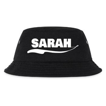 Vorname sarah - Kinder Bucket Hat - Schwarz - Vorne