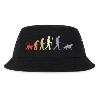 German Shepherd Owner Evolution - Kinder Bucket Hat - Schwarz - Vorne