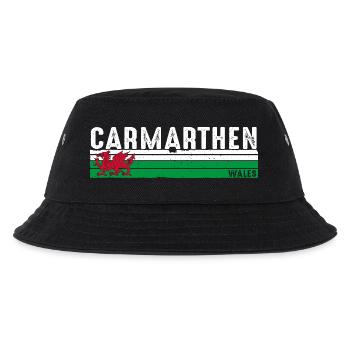 Titre : Carmarthen Wales Vintage Design pour le gallois - Bob Enfant - noir - Devant