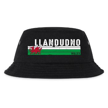 Llandudno : un design rétro gallois pour les fiers fans gallois - Bob Enfant - noir - Devant