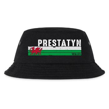 Prestatyn: Genießen Sie die walisische Schönheit und den Charme - Kinder Bucket Hat - Schwarz - Vorne