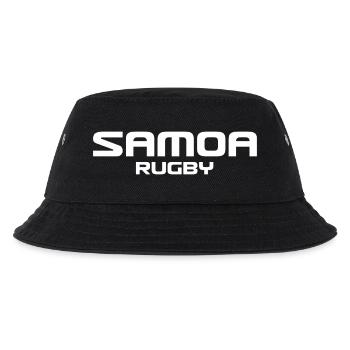 Samoa Rugby - Logo - Polynesia - South Seas - Kids’ Bucket Hat - black - Front