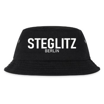 Steglitz - Berlin - Deutschland - Bezirk - Kinder Bucket Hat - Schwarz - Vorne