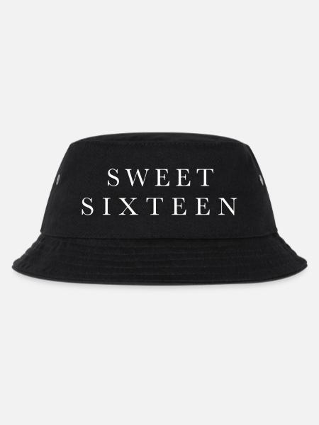 Sweet Sixteen White Serif 16e anniversaire - Bob Enfant - noir
