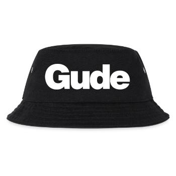 Gude – Urbaner Gruß im Klartext - Kinder Bucket Hat - Schwarz - Vorne