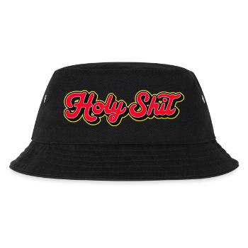 Heilige Scheiße, 3D Red Script - Kinder Bucket Hat - Schwarz - Vorne