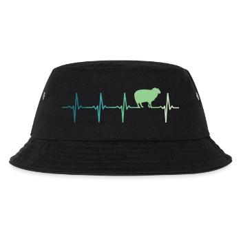 Sheep heartbeat Sheep Sheep - Kids’ Bucket Hat - black - Front