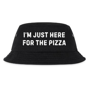 Je suis juste là pour la pizza, la nourriture drôle - Bob Enfant - noir - Devant