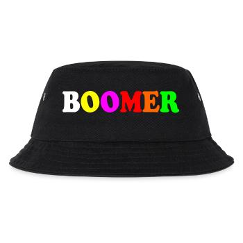 Boomer - Kinder Bucket Hat - Schwarz - Vorne