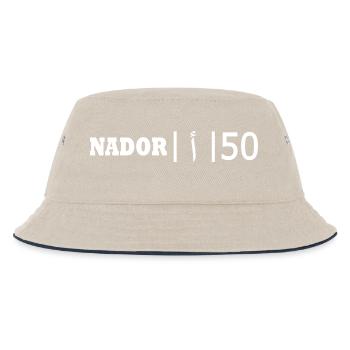 Plaque d’immatriculation Nador ا 50 - Bob Enfant - blanc cassé/bleu marine - Devant