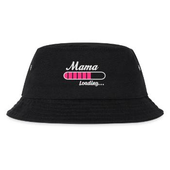Mama Loading... - Kinder Bucket Hat - Schwarz - Vorne
