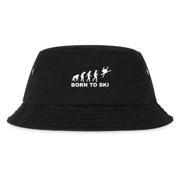 Ski_wit - Kinder Bucket Hat - Schwarz - Vorne