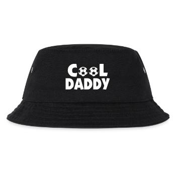 Kühle Fußball-Fußball-Vati - Kinder Bucket Hat - Schwarz - Vorne