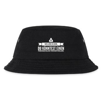 Vertrieb, verkaufen, Preisnachlass - Kinder Bucket Hat - Schwarz - Vorne