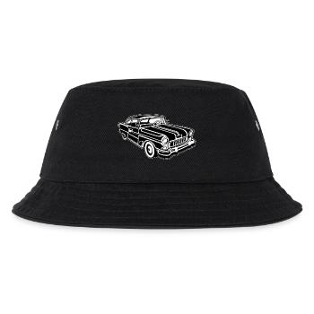 Chevy Cadilac / Muscle Car 02_schwarz weiß - Kinder Bucket Hat - Schwarz - Vorne