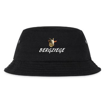 Bergziege - Kinder Bucket Hat - Schwarz - Vorne