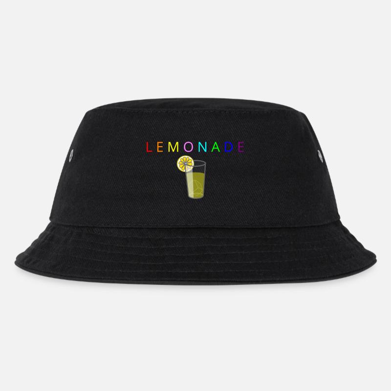 LEMONADE - Kinder Bucket Hat - Schwarz