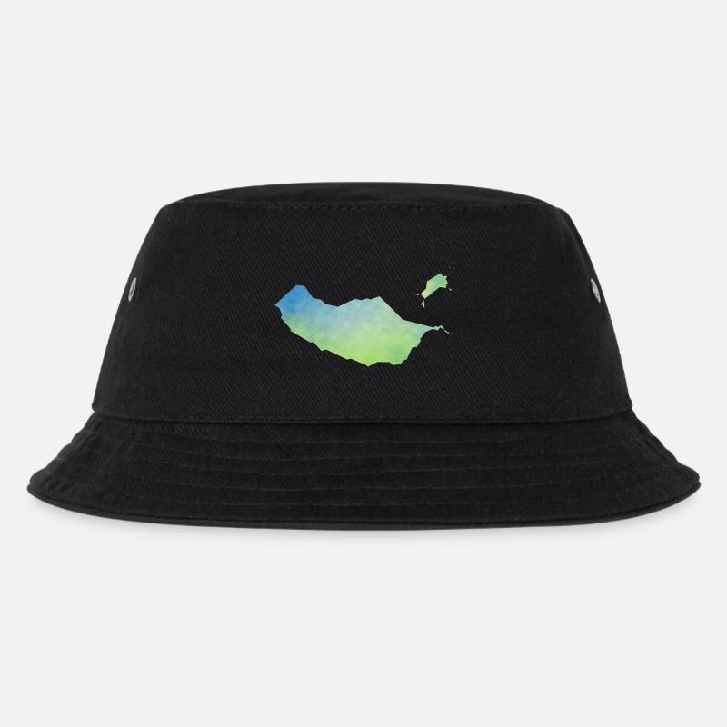 Madeira - Kinder Bucket Hat - Schwarz