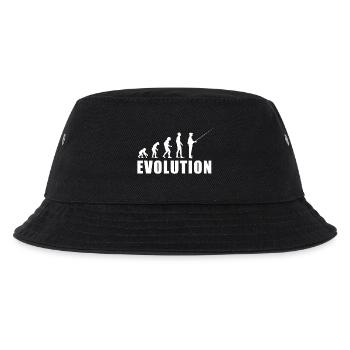 EVOLUTION fisherman angler gift - Kids’ Bucket Hat - black - Front