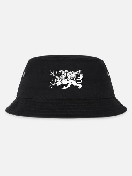 Rostock Greif - Vogel Greif - Kinder Bucket Hat - Schwarz