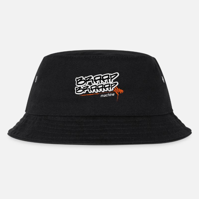Braap braaap machine - Kinder Bucket Hat - Schwarz