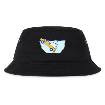 Diving Car - Kinder Bucket Hat - Schwarz - Vorne