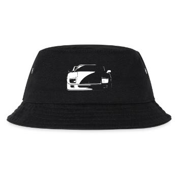 F40 classic car Symbol icon Logo Symbol Autos - Kinder Bucket Hat - Schwarz - Vorne