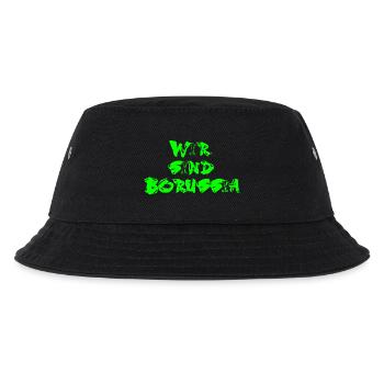 Wir sind BMG in grün - Kinder Bucket Hat - Schwarz - Vorne