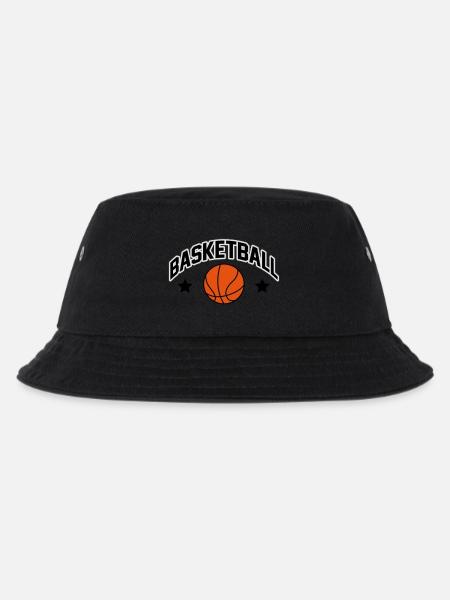 Basketball - Kinder Bucket Hat - Schwarz