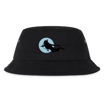 Diving - Kinder Bucket Hat - Schwarz - Vorne
