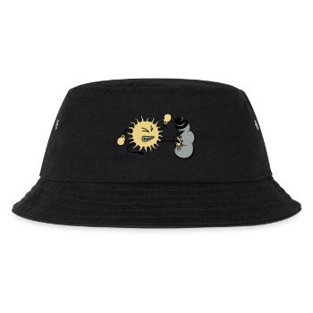 sun kicks snowman - Kids’ Bucket Hat - black - Front