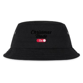 Christmas Mode (On) - Kinder Bucket Hat - Schwarz - Vorne