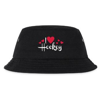 Hockey - Kinder Bucket Hat - Schwarz - Vorne