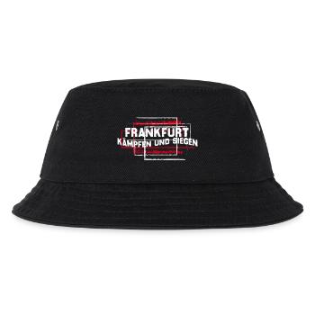 Frankfurt - kämpfen uns siegen - Kinder Bucket Hat - Schwarz - Vorne