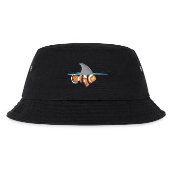 Clownfish with shark fin costume - Kids’ Bucket Hat - black - Front
