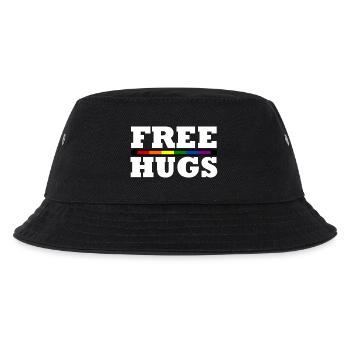 Free Hugs - Kids’ Bucket Hat - black - Front