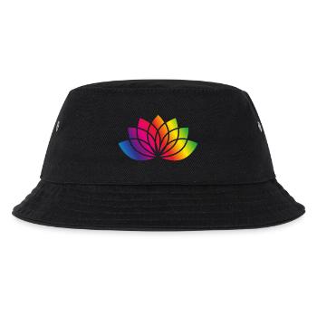 colorée fleurs stylisées symbole - Bob Enfant - noir - Devant