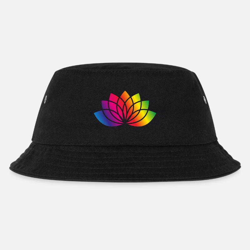 colorée fleurs stylisées symbole - Bob Enfant - noir